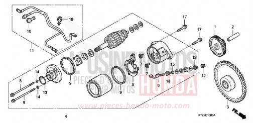 MOTEUR DE DEMARRAGE PES1258 de 2008